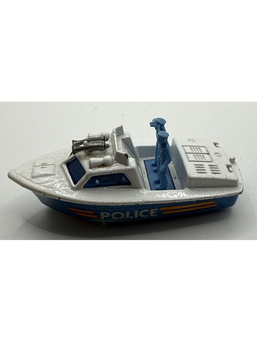 Vintage Matchbox Superfast No. 52 Police Launch Patrol Boat 1/64 Diecast